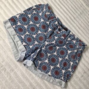 Banana Republic Dream Catcher Chino Shorts Womens 4 Gypsy Festival Granola Girl